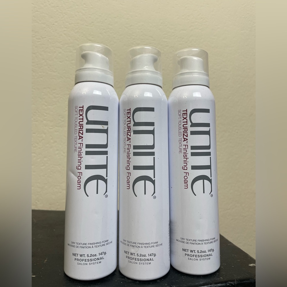 BUNDLE Unite Texturiza Finishing Foam 3 Piece Bundle 5.2 OZ Brand New